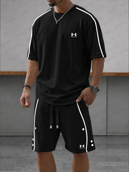 UA-Contrast-Knit Casual Sport Set
