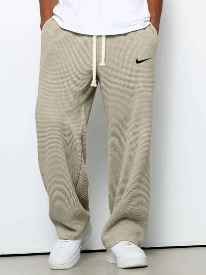 NK-Men's Spring And Autumn Casual Sports Textured Trousers