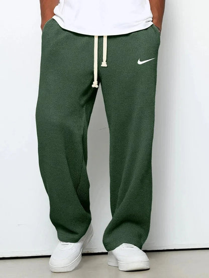 NK-Men's Spring And Autumn Casual Sports Textured Trousers