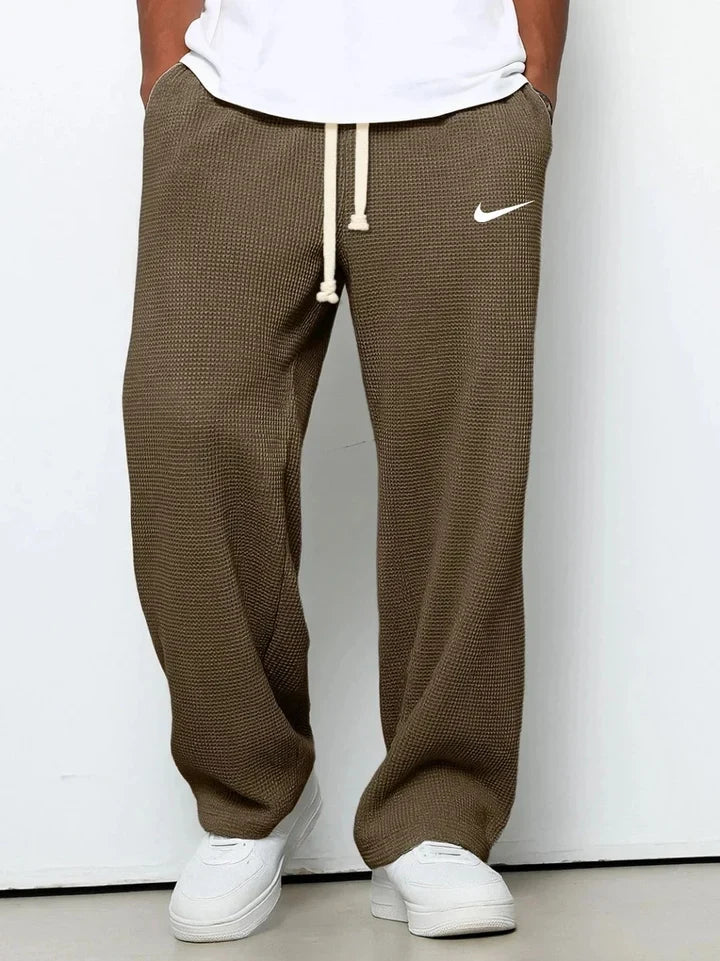 NK-Men's Spring And Autumn Casual Sports Textured Trousers