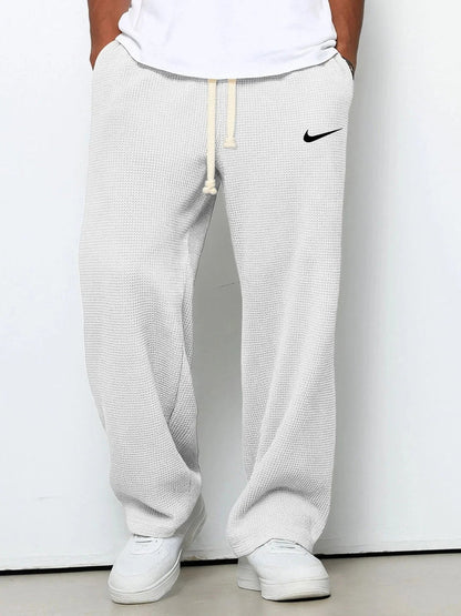 NK-Men's Spring And Autumn Casual Sports Textured Trousers
