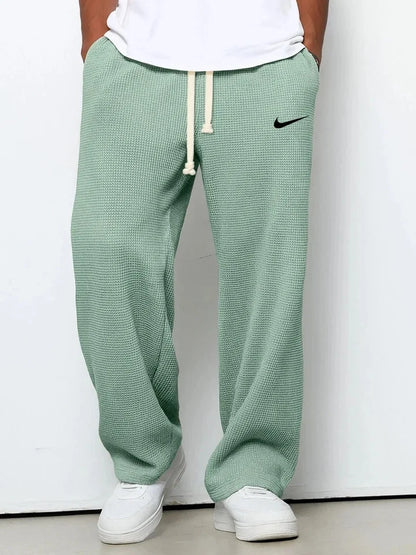 NK-Men's Spring And Autumn Casual Sports Textured Trousers