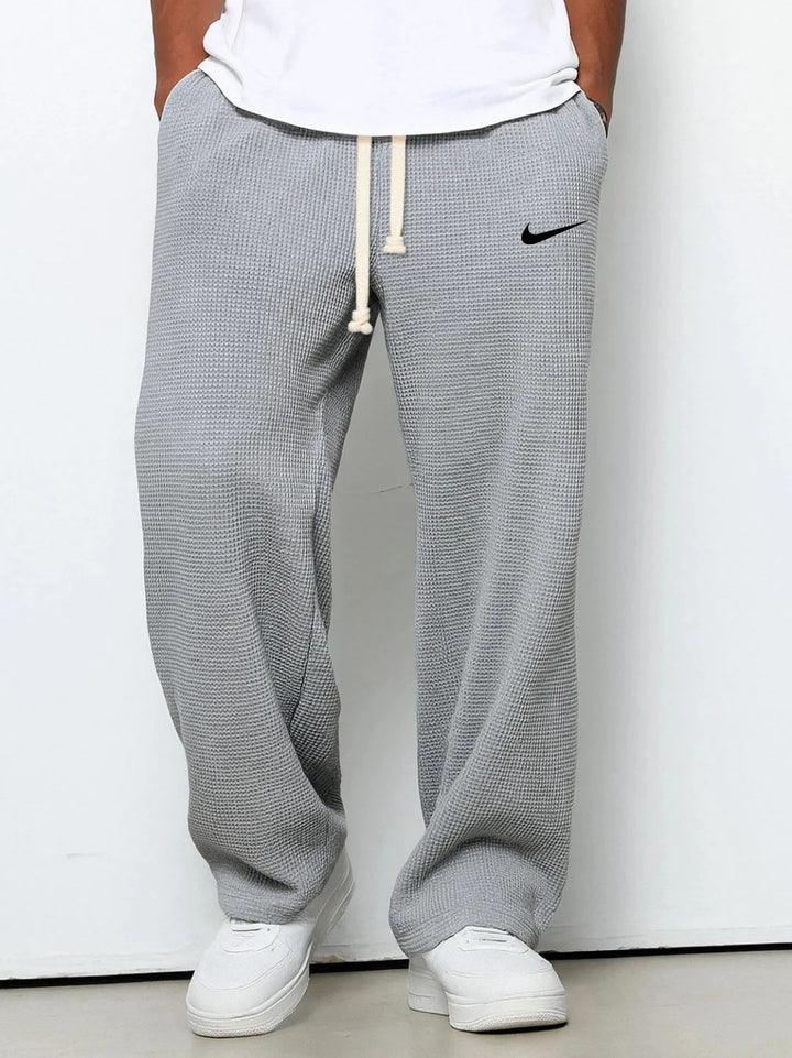 NK-Men's Spring And Autumn Casual Sports Textured Trousers