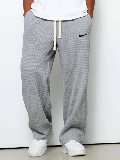 NK-Men's Spring And Autumn Casual Sports Textured Trousers